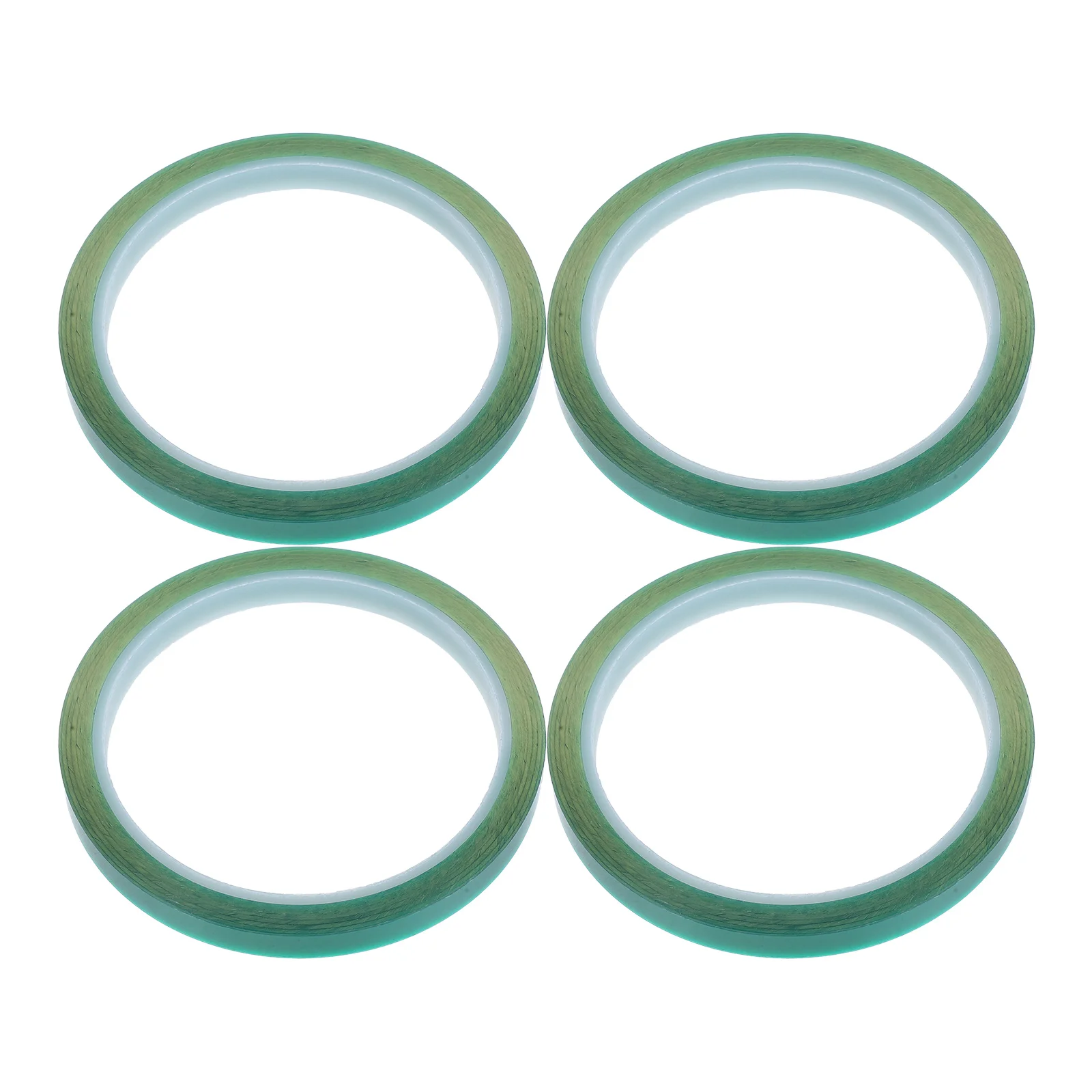

4 Pcs Green PET Insulation Tape Heat Resistant High Temperature Protective Masking Tape for Crafts Photography