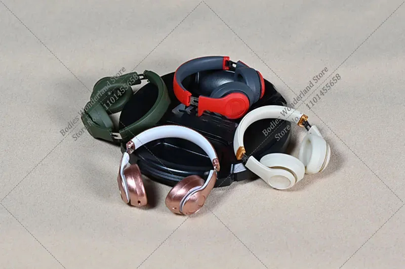 1/6 Female/Male Fashion Hip-Hop Contrasting Colors PC Headset Street Headphone Microphone Accessory For 12\'\' Action Figure Body