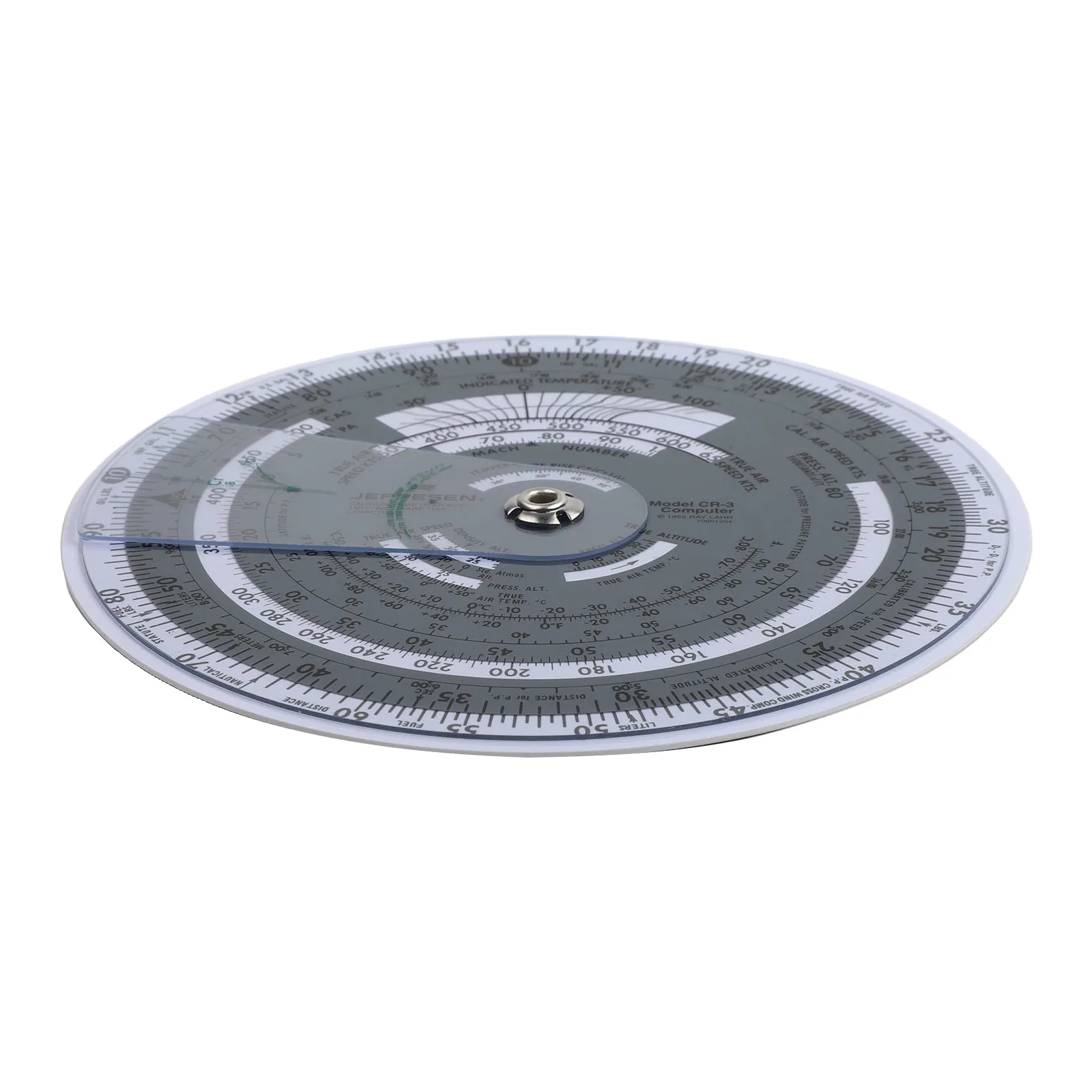 E6B-R Flight Computer Aviation Slide Rule Plastic Vector Ruler For Pilot Training Wind Calculation Fuel Time Distance