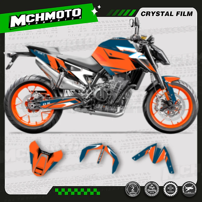 

MCHMFG Custom Team Motorcycle Graphics Background Decals Stickers Kit For KTM 2018 2019 2020 2021 Duke 790 890