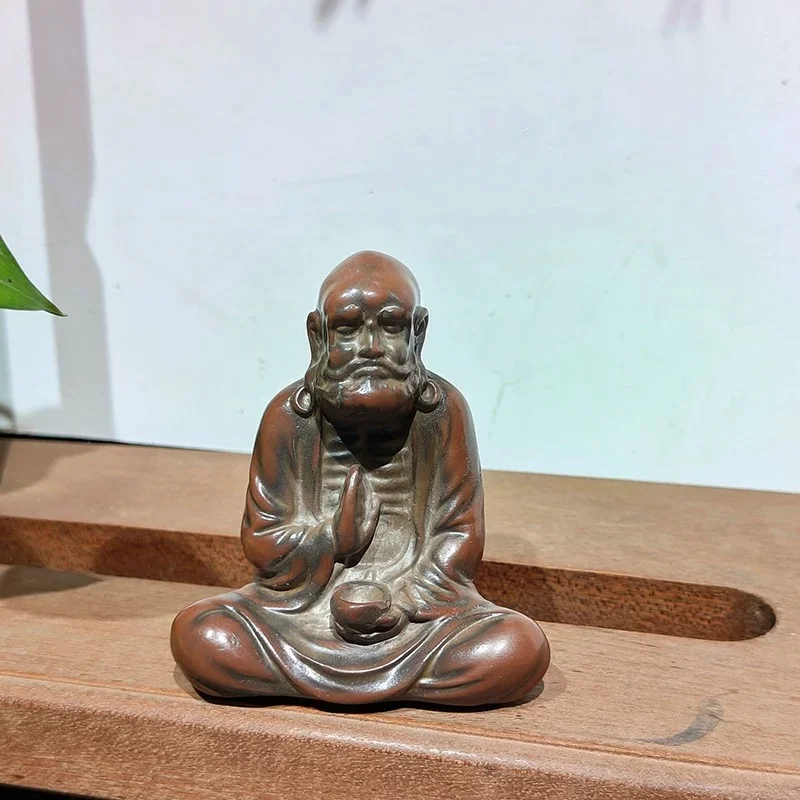 Qinzhou Nixing pottery tea pet ornament cute puppy zodiac tea table hand play boutique lucky creative tea set