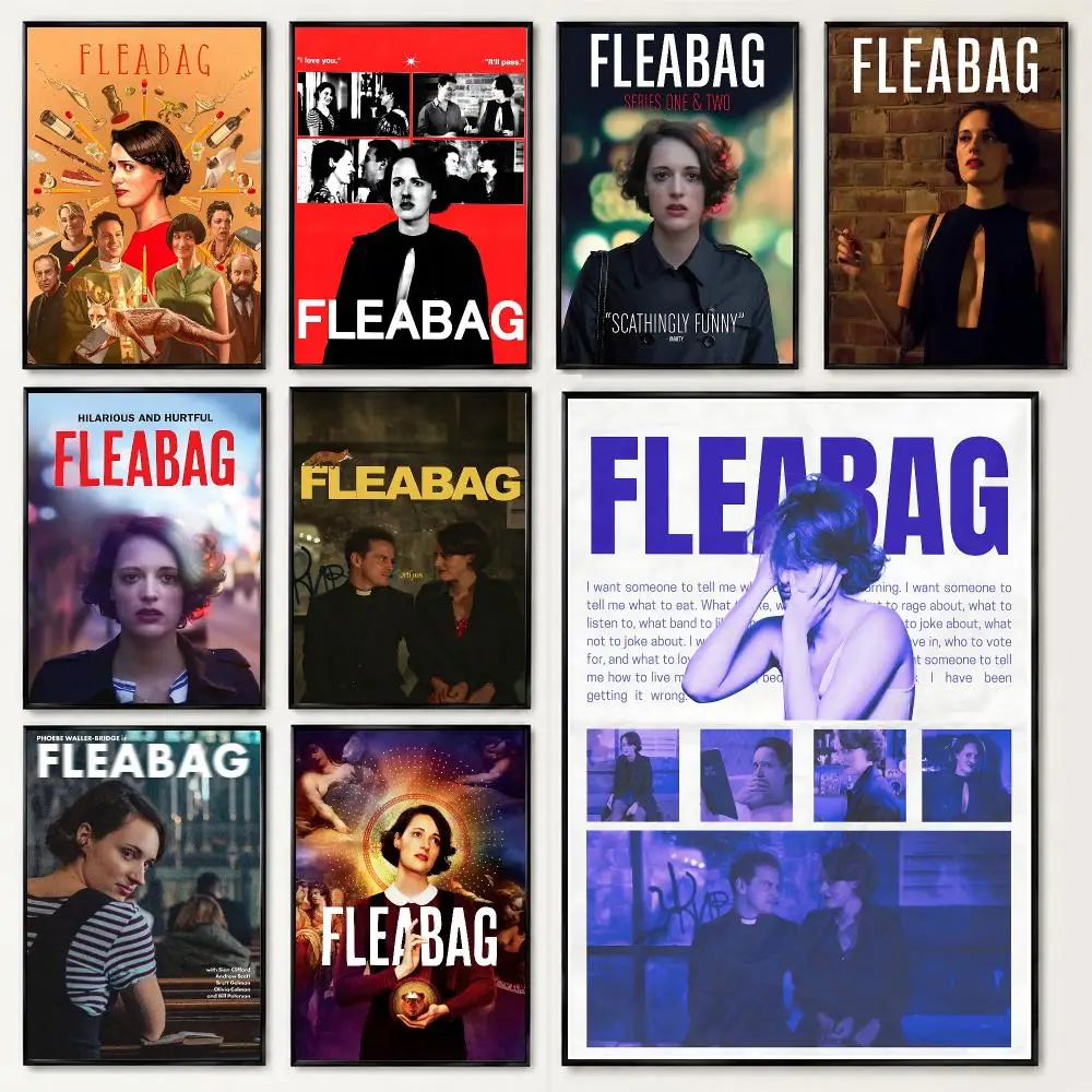 series Fleabag Poster Poster HD Printing Soothing and Cream Style Home Decor for the Living Room Cafes Gift