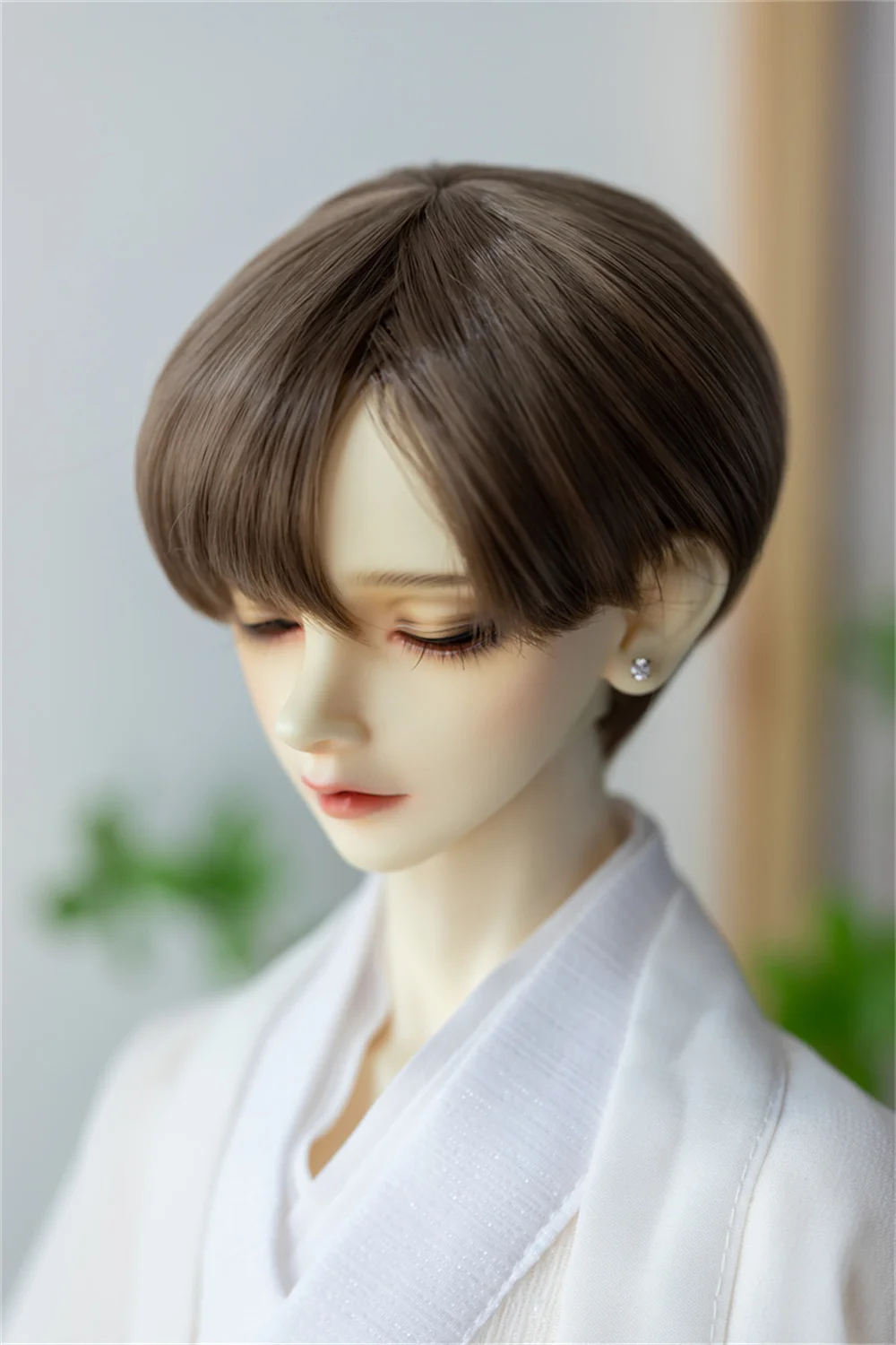 BJD wig three seven short hair high temperature silk wig multi-color fit 1/3 1/4 1/6BJD doll accessories