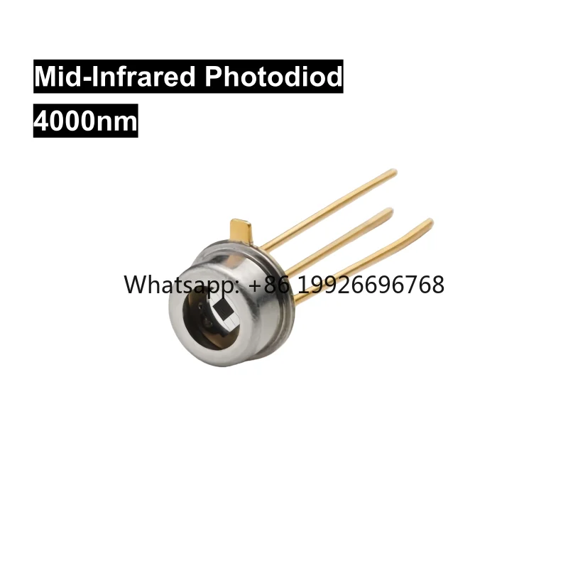 TO-18 Photoelectric Sensor 4000nm IR Mid-Infrared Photodiod with Metal Head IR LED Chip