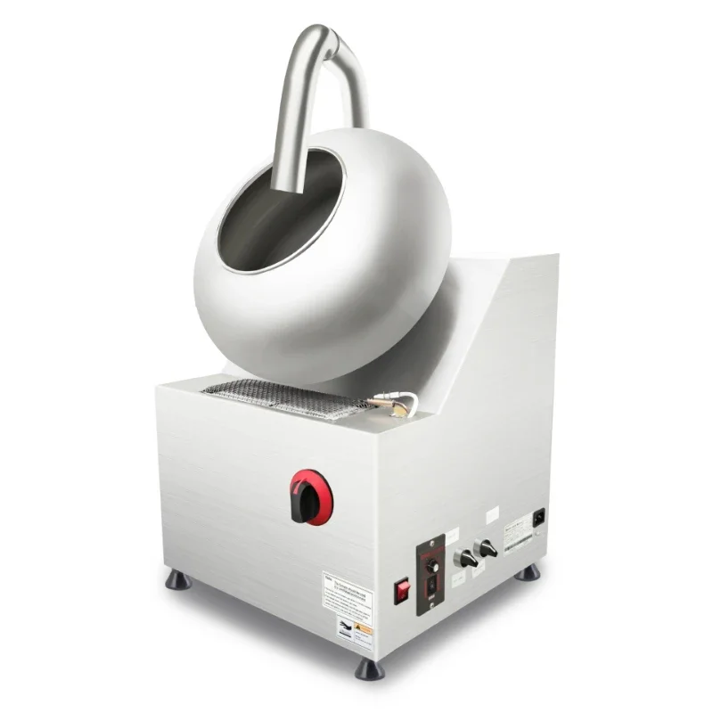 Stainless steel coloring chocolate coating icing machine round pot granulator coating machine