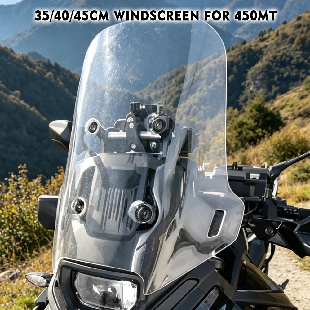 Für CFMOTO 450MT 450 MT 2024 2025 Motorradzubehör Windschutzscheiben-Höhenverstellung und -Verbreiterung Windschild MT450