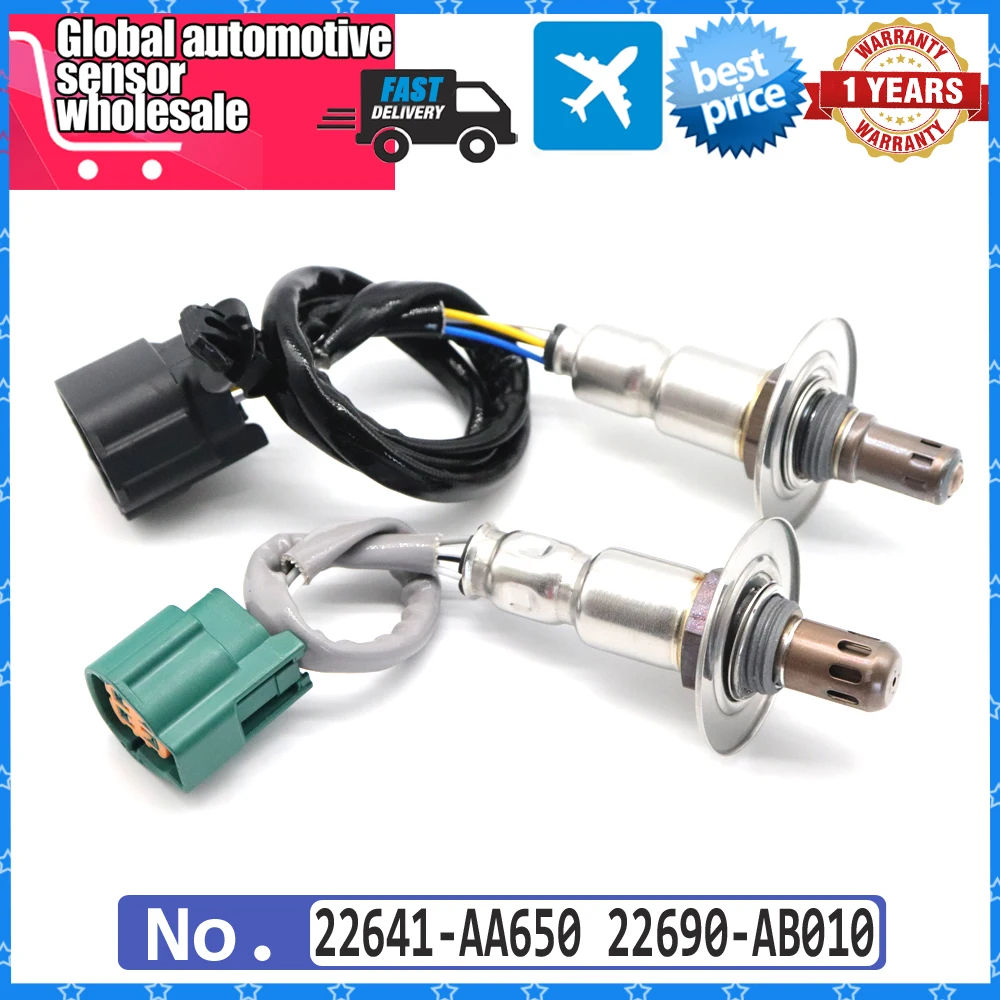 NEW Air Fuel Ratio Lambda O2 Oxygen Sensor Upstream Downstream Front Rear 22641-AA650 22690-AB010 For Subaru WRX Forest 2.0 H4