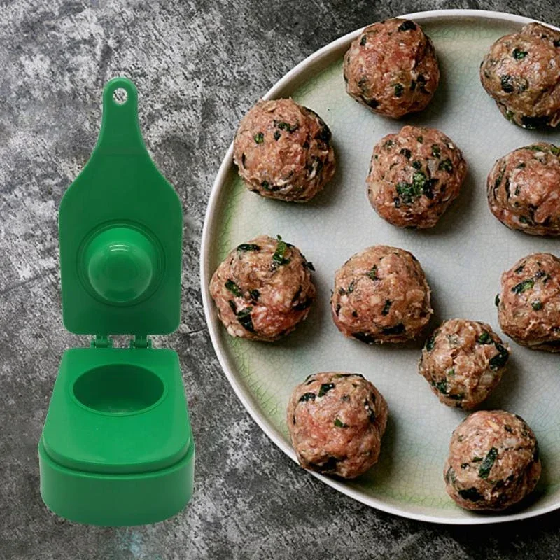 Hot Sale 1pc Creative Meatball Maker Mold Half Ball Basket Shape Mold Meat Ball Mold Meat Tool Kitchen Utensil Gadget