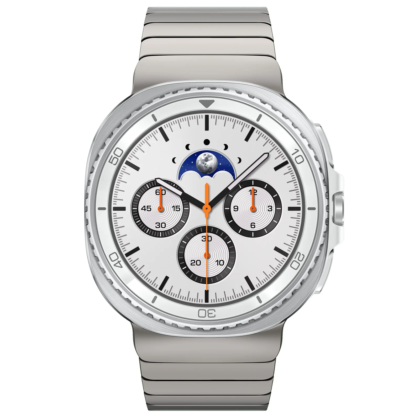 NEUES Design Edelstahlarmband für Samsung Galaxy Watch 8 Classic Luxus ohne Lücken Metall-Titanarmband Galaxy Watch 8 44 mm 40 mm