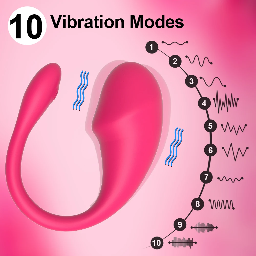 Wireless Vibrator Egg female Sex toy for Women Bluetooths Remote Control Wear Vibrating Panties Toys for Couple adults 18