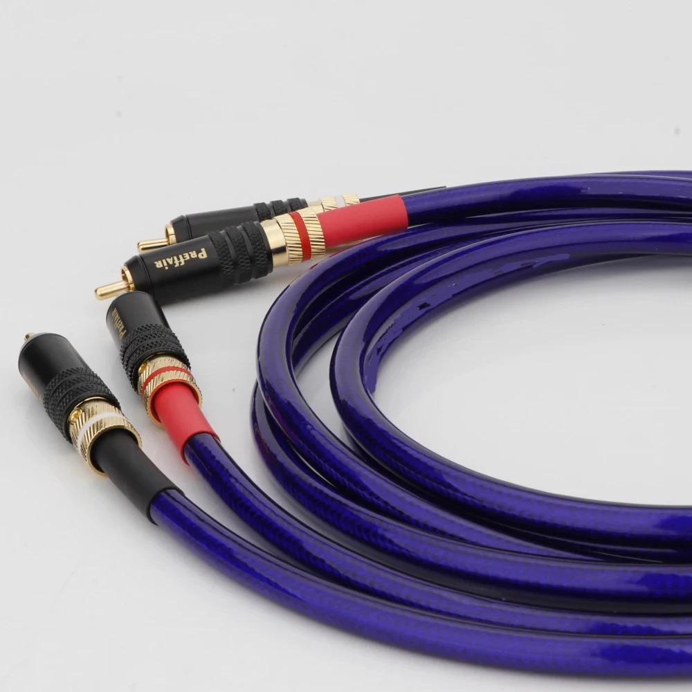 

1 Pair X409 Interconnects Wires with Gold Plated RCA Connector