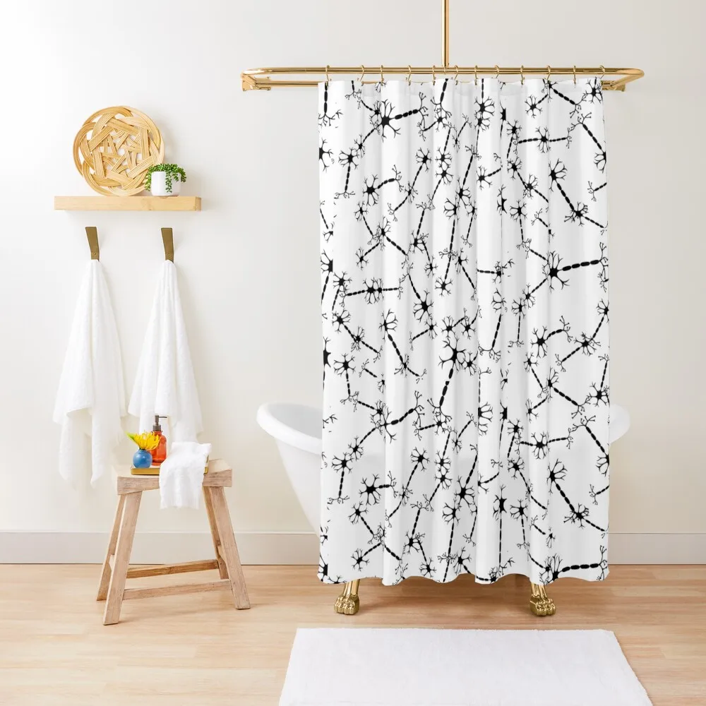 

Neuro Shower Curtain Modern Bathroom Accessories Bathroom Fabric Cover Curtain