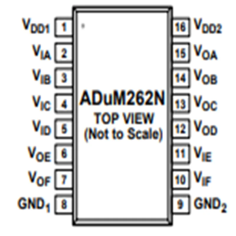 ADUM262N0BRIZ ADUM262N0BRI 5.0 kV RMS, 6-Channel Digital Isolators  Original IC In stock