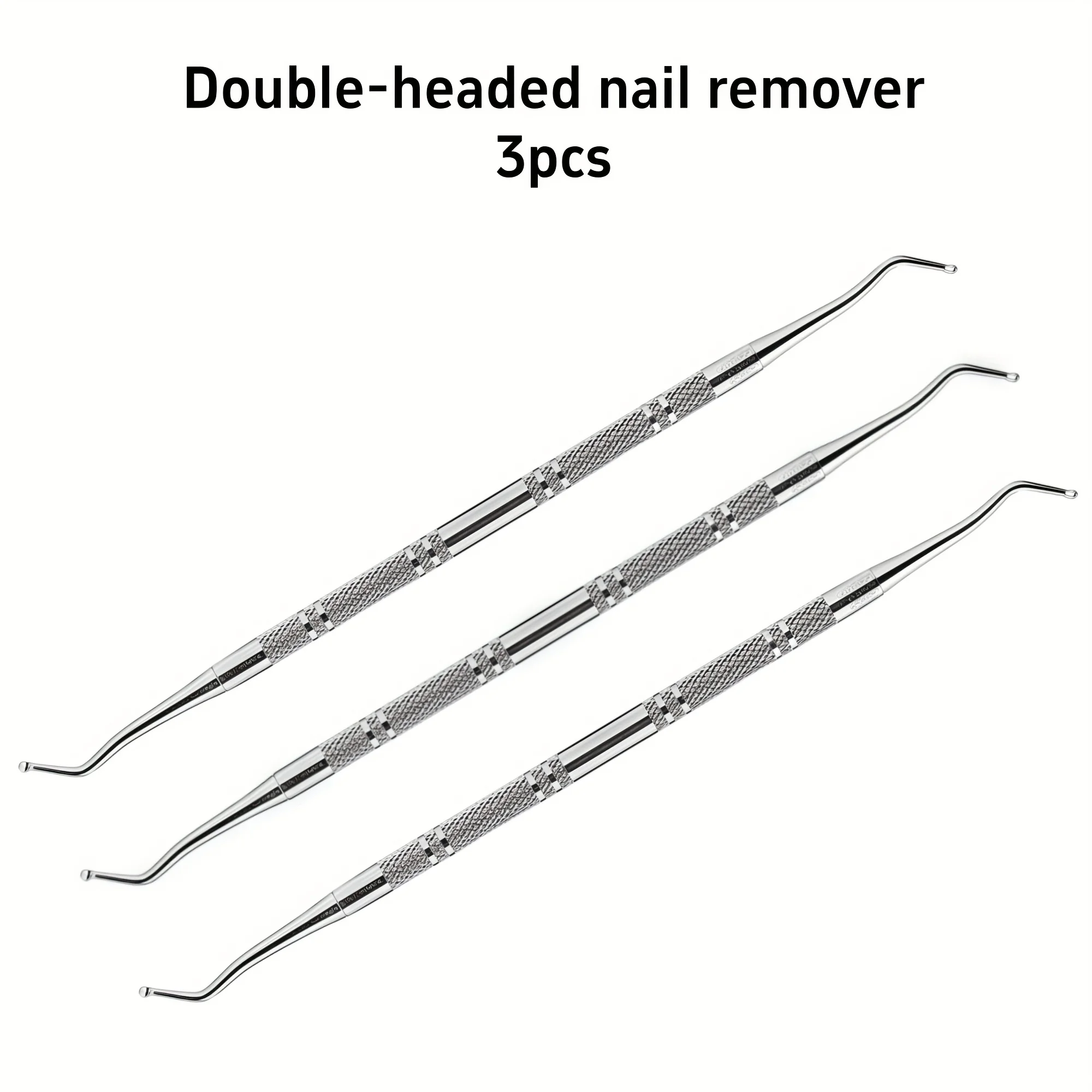 

3 шт., инструмент для коррекции вросших ногтей из нержавеющей стали - двусторонняя пилка для педикюра и подъемник для эффективного ухода за ногами и маникюра