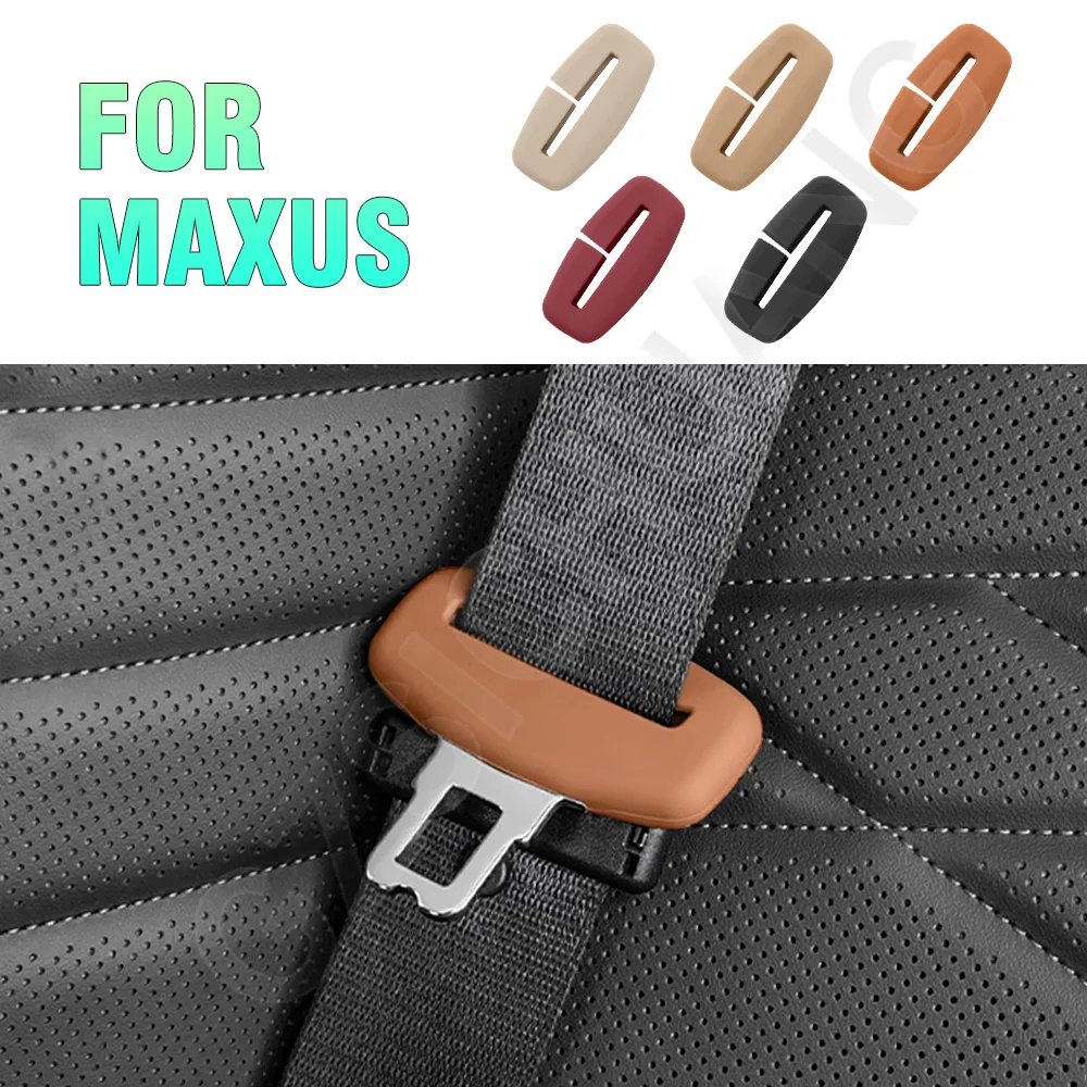 Car Seat Belt Cover For Maxus T60 D60 D90 2022 D20 T70 T90 G10 G20 G50 Silicone Seat Belt Protective Cover Interior Accessories