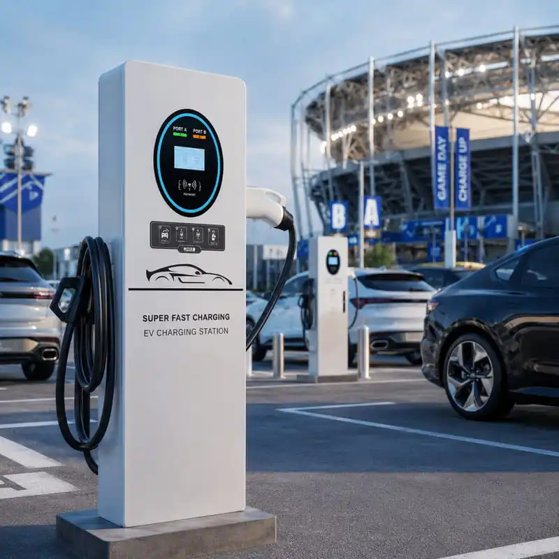 40KW 60KW DC Charging Station CCS1 CCS2 Customized Configuration OCPP Compact Cabinet Fleet Depot Smart LCD Display