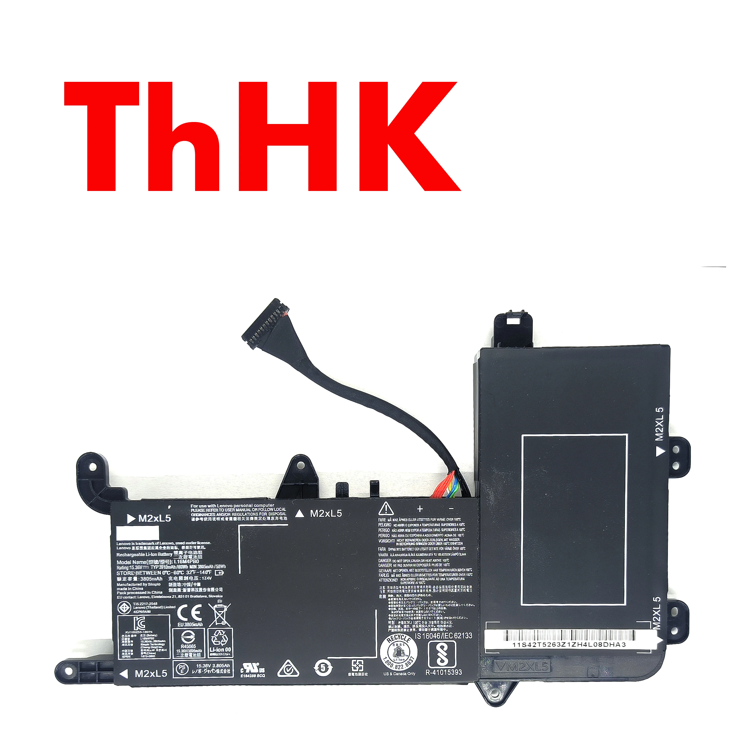 Genuine Original 60WH L16M4PB0 5B10M33724 L16S4TB0 5B10M33723 Battery For Lenovo Legion Y720-15IKB 80VR0001IX 80VR00GRAK