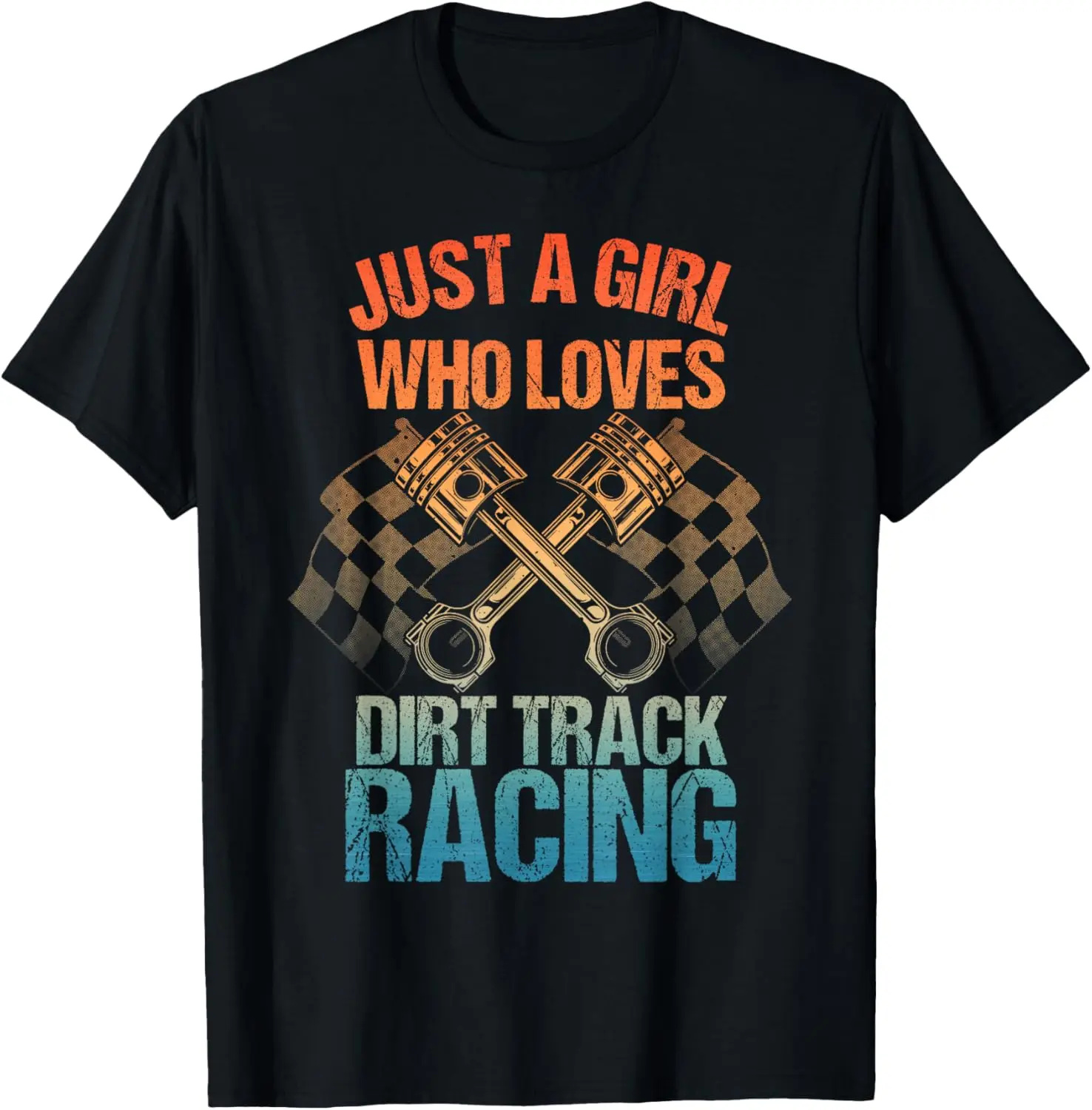 Best Dirt Track Racing Design For Women Girls Dirt Racing T-Shirt