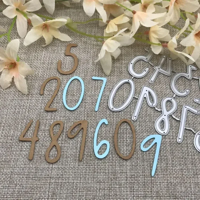 

Digital decoration Metal Cutting Dies Stencils For DIY Scrapbooking Decorative Embossing Handcraft Die Cutting Template