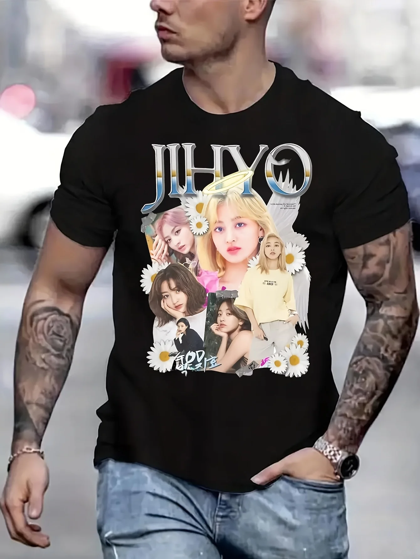 

Jihyo Twice Singer Anime Things забавные футболки Ugus мужские футболки мужская одежда элитная мужская одежда B5020109