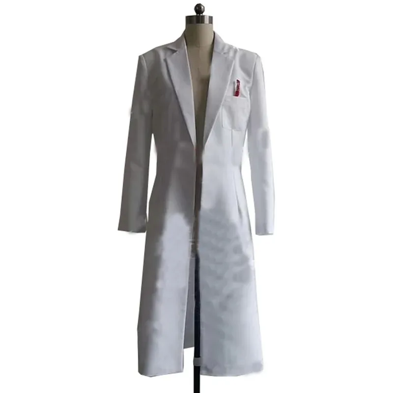 

2025 New Anime Steins Gate Okabe Rintarou Cosplay Costume Coat Mad Scientist White Jacket costume