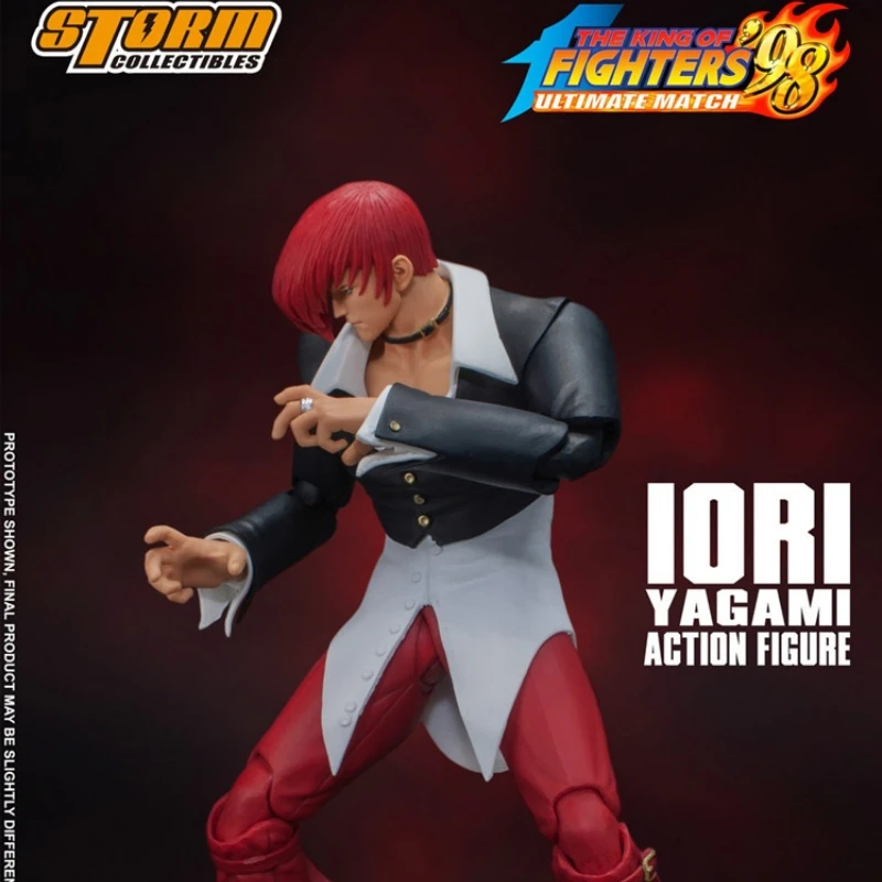 In Stock Original Genuine Storm Toys Skkf-03 1/12 Soldier Iori Yagami Full Set 6'' Action Figure Model Toy In Stock Collection