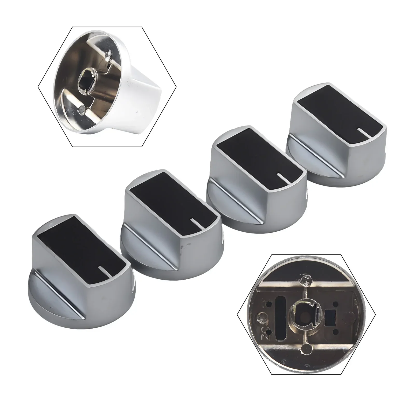 

High Quality Camping Grill Knob Knob Knobs 40mm 4pcs 8mm BBQ Camping Grill Indoor Kitchen Stove Parts Waterproof