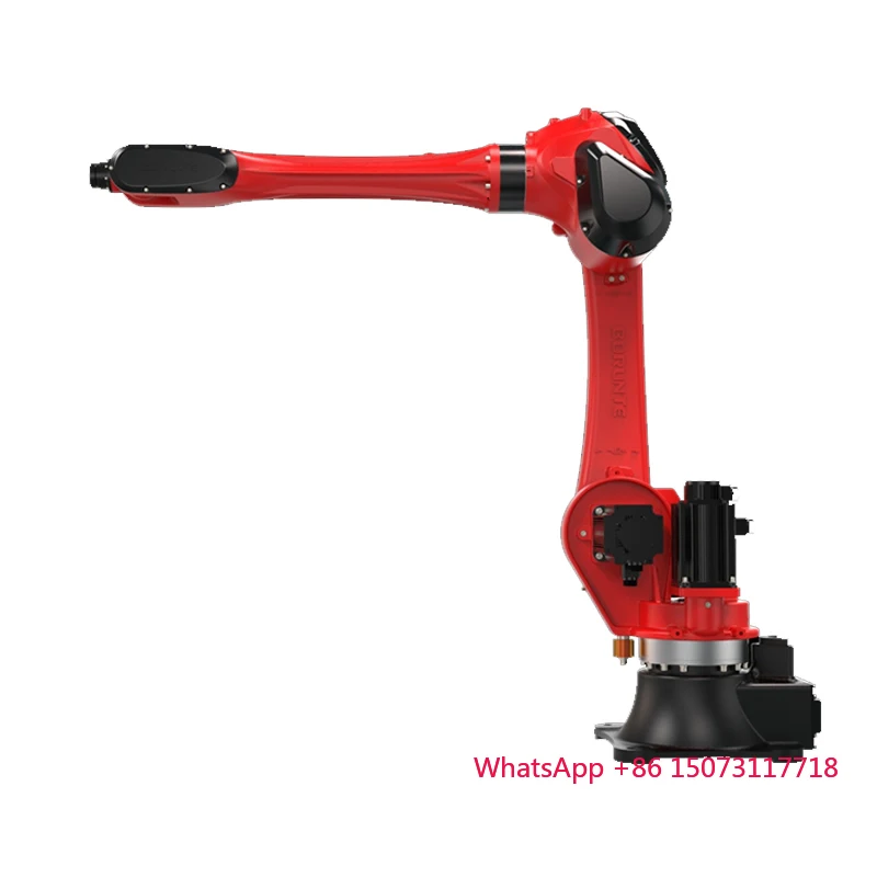 Bras robotique à 6 axes, charge utile de 10KG, large applicabilité pour la manipulation du soudage, le meulage, la coupe, l'ébavurage inclus. Moteur Moteur PLC
