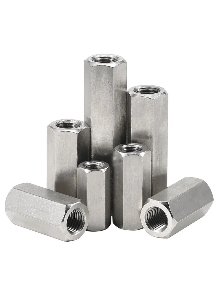 مكسرات اقتران قضيب سداسي من الخيوط اليمنى واليسرى من الفولاذ المقاوم للصدأ ، وصلة مقرنة ، مكسرات تمديد الأكمام ، ، من من من من الفولاذ المقاوم للصدأ #3