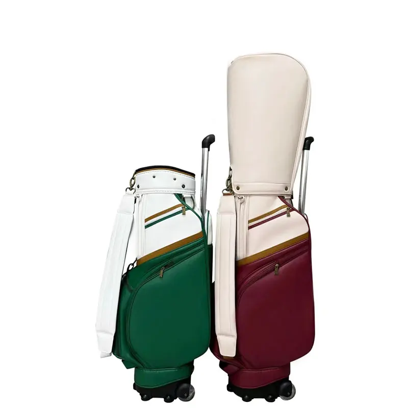 

Professional Golf Stand Bags Standard Waterproof PU Travel Sport Package Large Capacitytraining Accessory