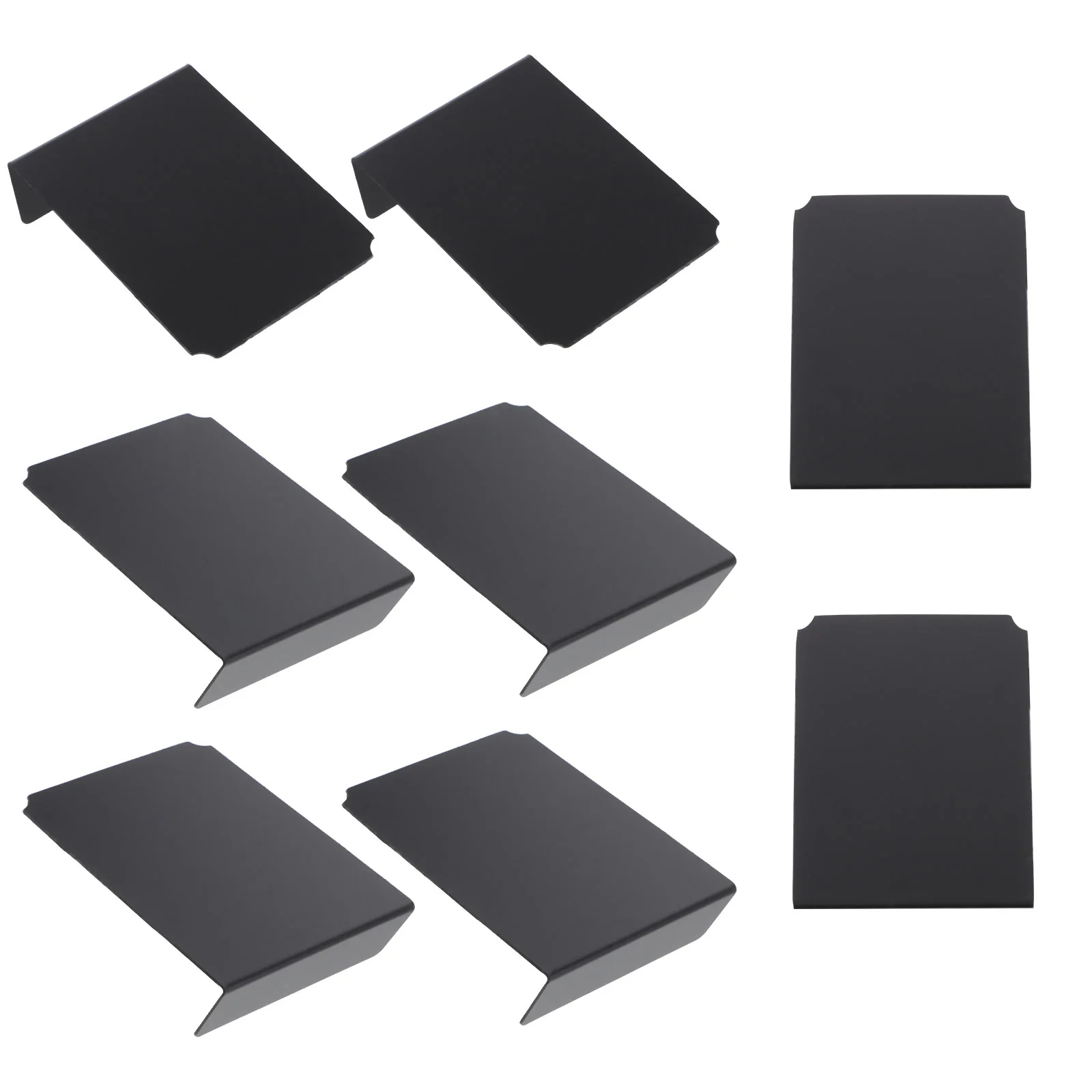 8 Pcs Rewritable Small Blackboard Mini Chalkboards Sign Tabletop Plastic Labels Strawberry Wedding