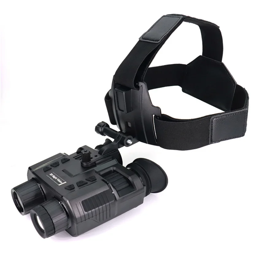 NV8000 4X 3D Night Vision Binoculars With Helmet Mounted HD Portable Hands Free Tactical Rechargeable IR Night Vision Device