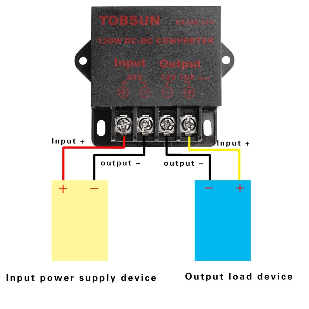 DC 24V to DC 12V 5A 10A 60W 120W Transformer Converter Voltage Regulator Step Down Buck Module Power Supply for Car LED TV Solar