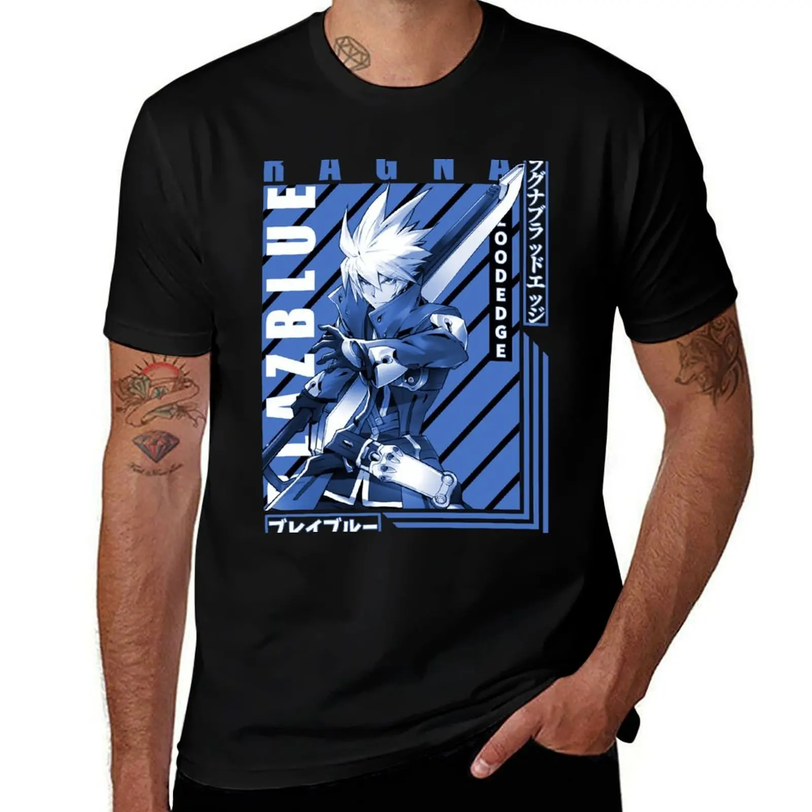 Ragna blazblue character T-Shirt essential t shirt t shirts for man pack cotton T-Shirt