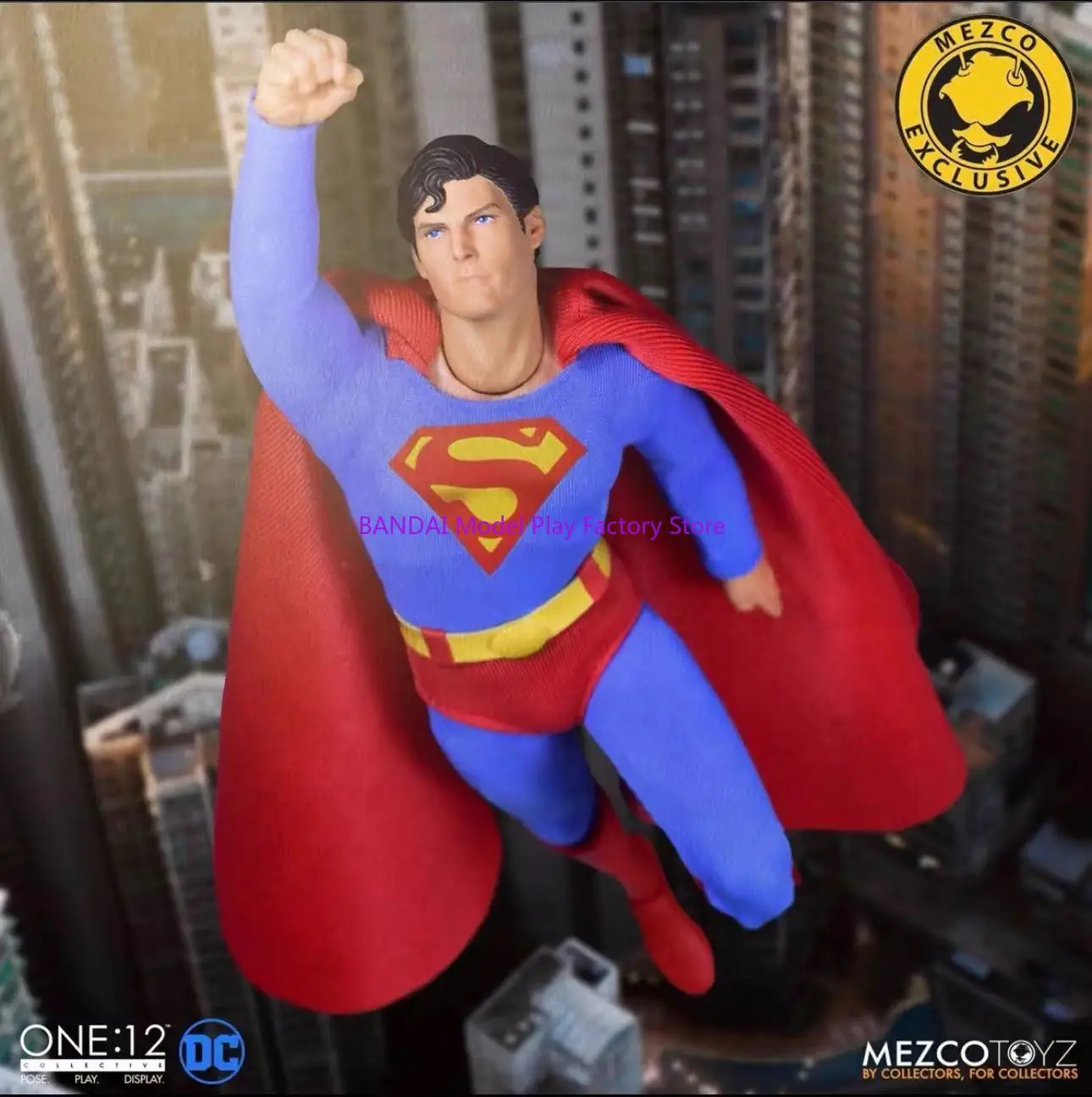 โมเดลฟิกเกอร์ซูเปอร์แมน คลาร์ก เคนท์ ปี 1978 จาก Mezco ONE:12 ของแท้ ของสะสม ของเล่น ของขวัญสำหรับเด็ก