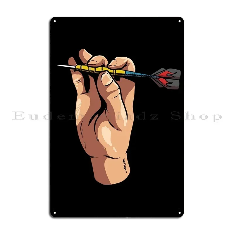 Darts Dart Arrows Dartboar Metal Plaque Poster Funny Living Room Wall Cave Home Designing Tin Sign Poster