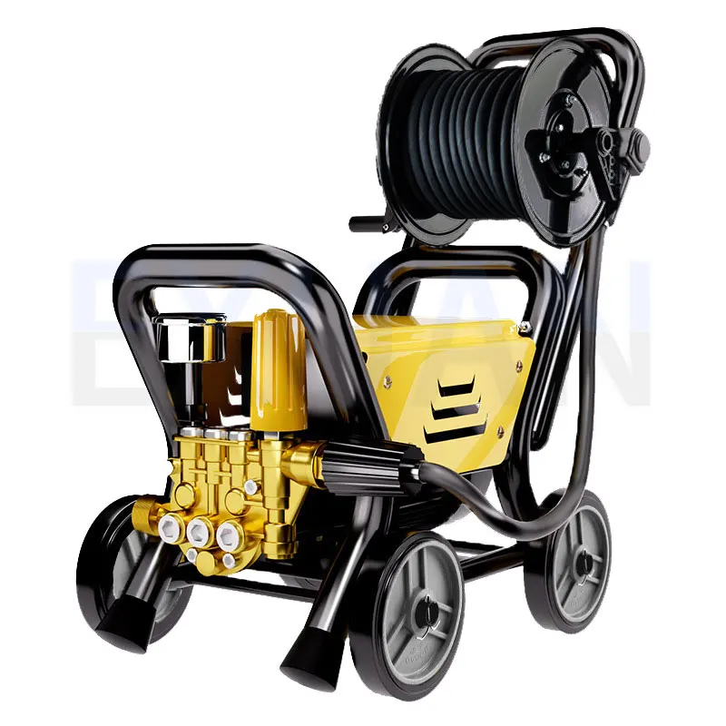 Machine à laver haute pression pour voiture, 220V, pistolet à eau pour lavage de voiture, Machine de rinçage pour sol de cour, nettoyeur de pompe à brosse Portable