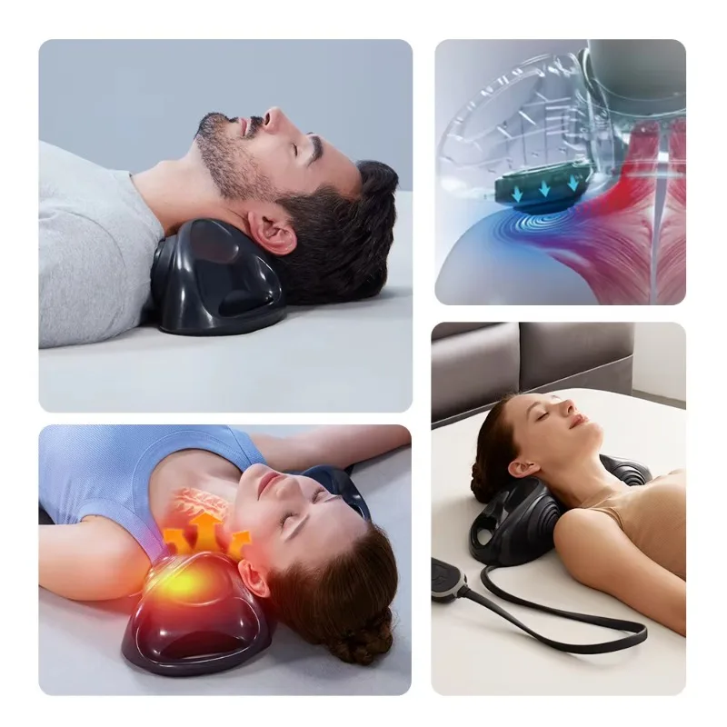 Customizable OEM ODM Neck & Shoulder Massager with Dynamic Stretching & Heating Function