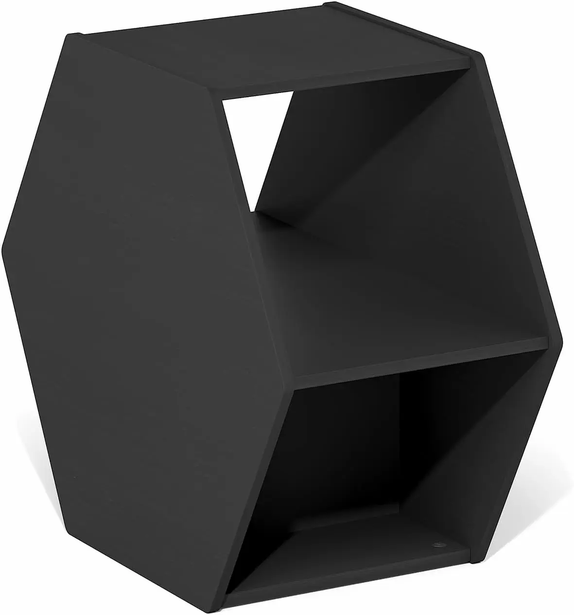 

Современный кофейный столик Hexagon с открытой полкой, вертикальный или горизонтальный приставной столик