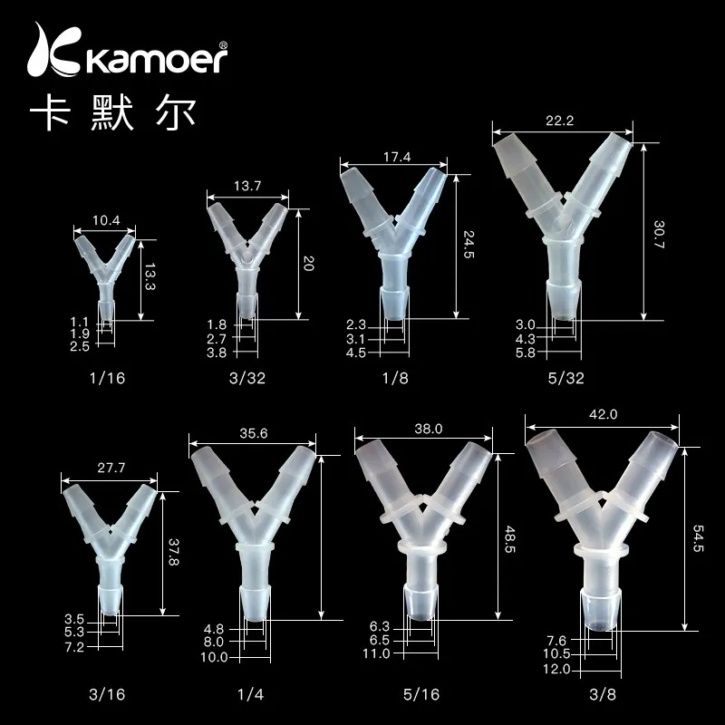 61/2000  Cammer Fitting, Three-way Connector, Plastic Hose, Transparent Water Pipe, PP Fitting, Peristaltic Pump Splitter,Three