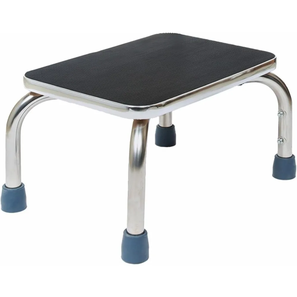 

Heavy Duty Foot Step Stool with Non Slip Rubber Platform Holds 300lbs 9 ½ Inch Step Up for Seniors and Adults