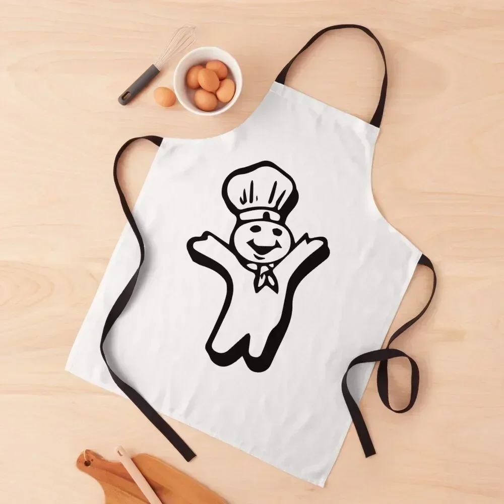 

Pillsbury doughboy Apron waterproof for women Woman Kitchens custom women's kitchen kitchen clothes for men Apron