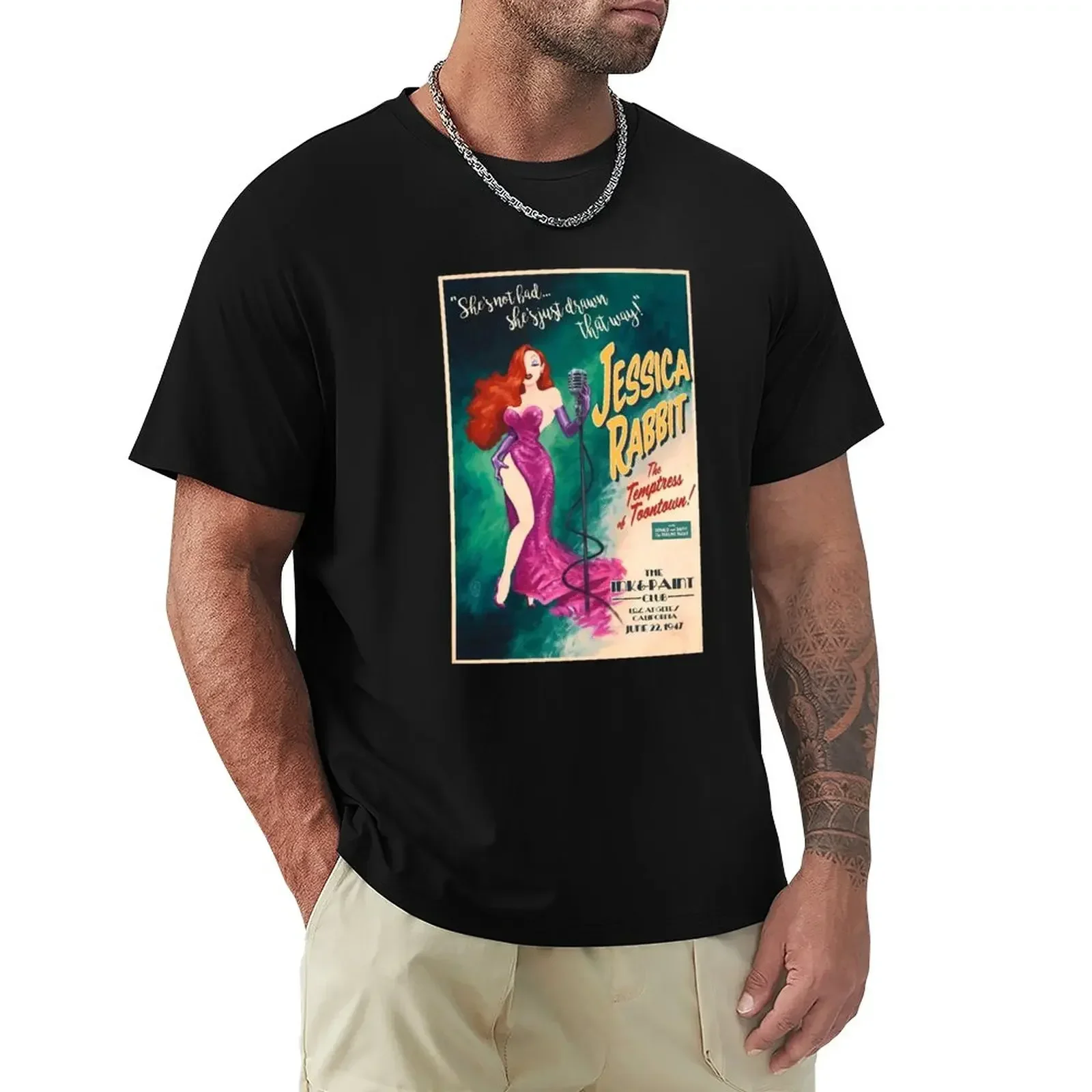 

Who Framed Roger Rabbit T-Shirt blue archive plus sizes graphic tee shirt graphic t shirt vintage big and tall t shirts for men