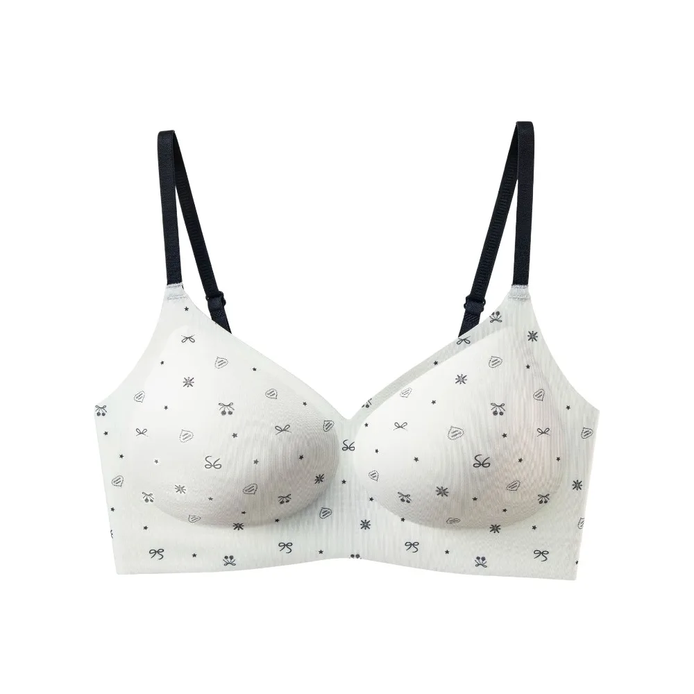Thin Wireless Deep V Bra Close-fitting Anti-sagging Brassiere for Women Gathered Breasts Adjustable Seamless Bras Girls Women