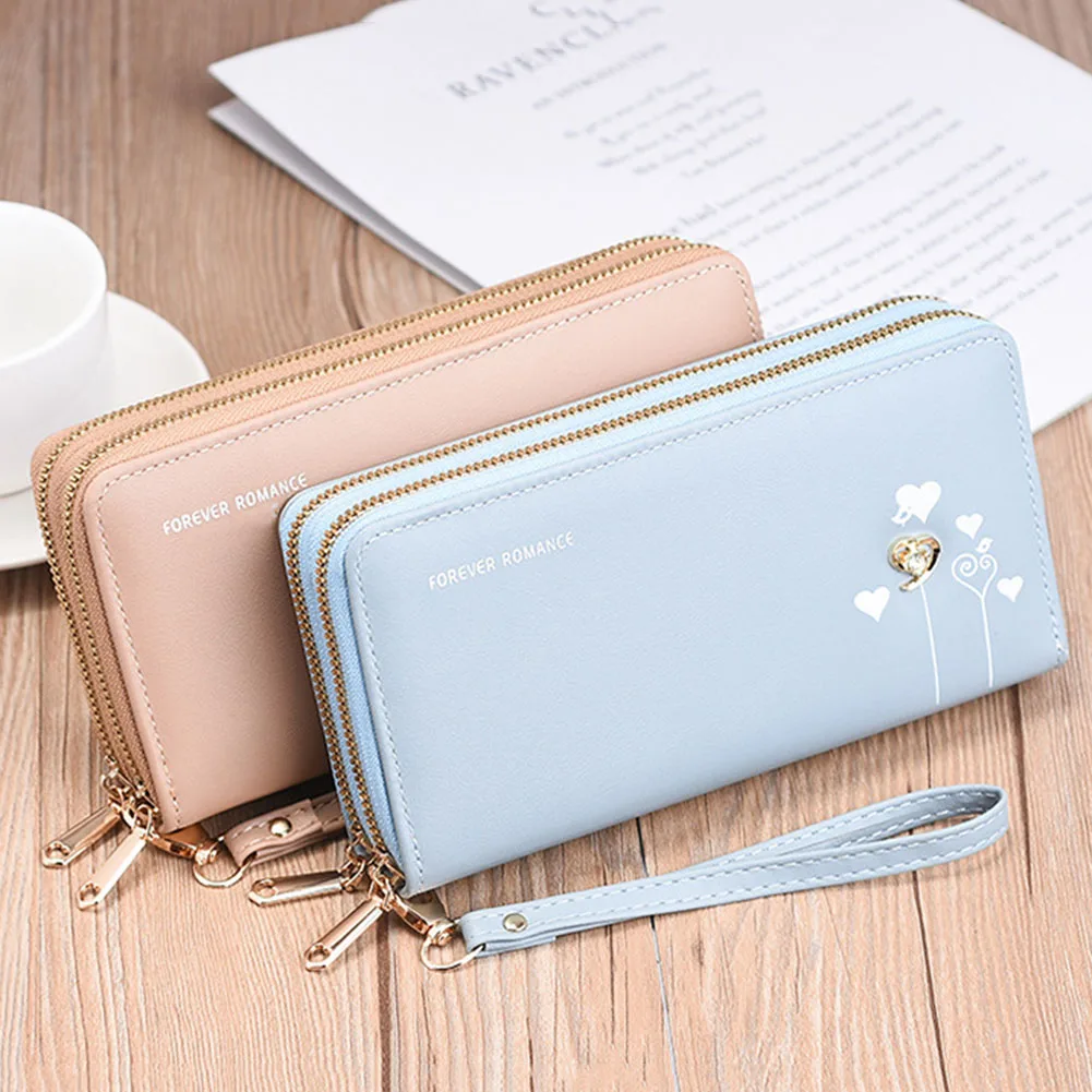 

2023 Stylish Women's Long Wallet Multipurpose Business Card Holder Birthday Gift Women's Zero Wallet Clutch Bag Card Package