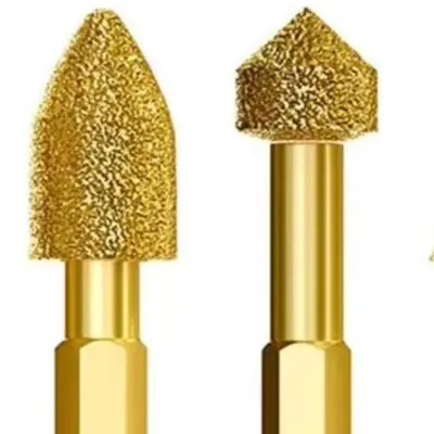 Emery Coated Grinding Head Set of 5 with Hex Shank for Rust Removal Jade and Stone Carving and Smoothing Tasks