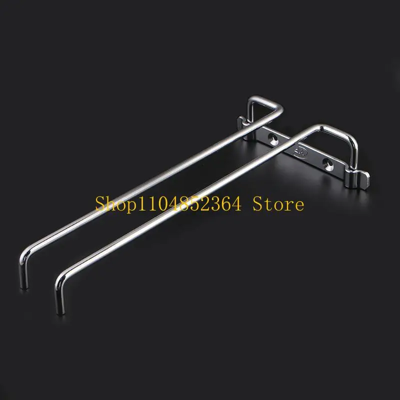 652F Rak Gelas Anggur Dinding Pemasangan Pemegang Batang Rak Tempat Gelas Anggur Untuk Dapur