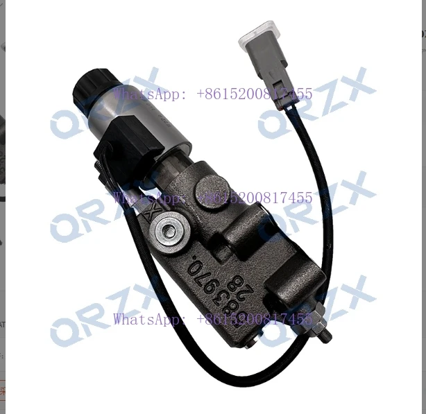 583970/CAT/E336D/330D/345C/336D2/M330D Fan pump solenoid valve assembly with cable 259-0907
