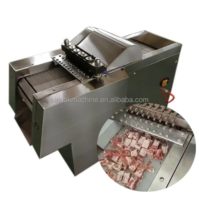 

Automatic Frozen Meat Cutting Machine Commercial Multi-function Beef Pork Chicken Meat Cube Cutter Dicing dicer Machine price