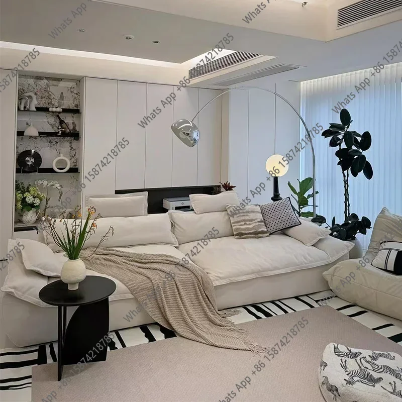 

LZ Craft White Living Room Sofas Classic Designer Nordic Modern Living Room Sofa Bubble Comfortable Floor Muebles Home Furniture